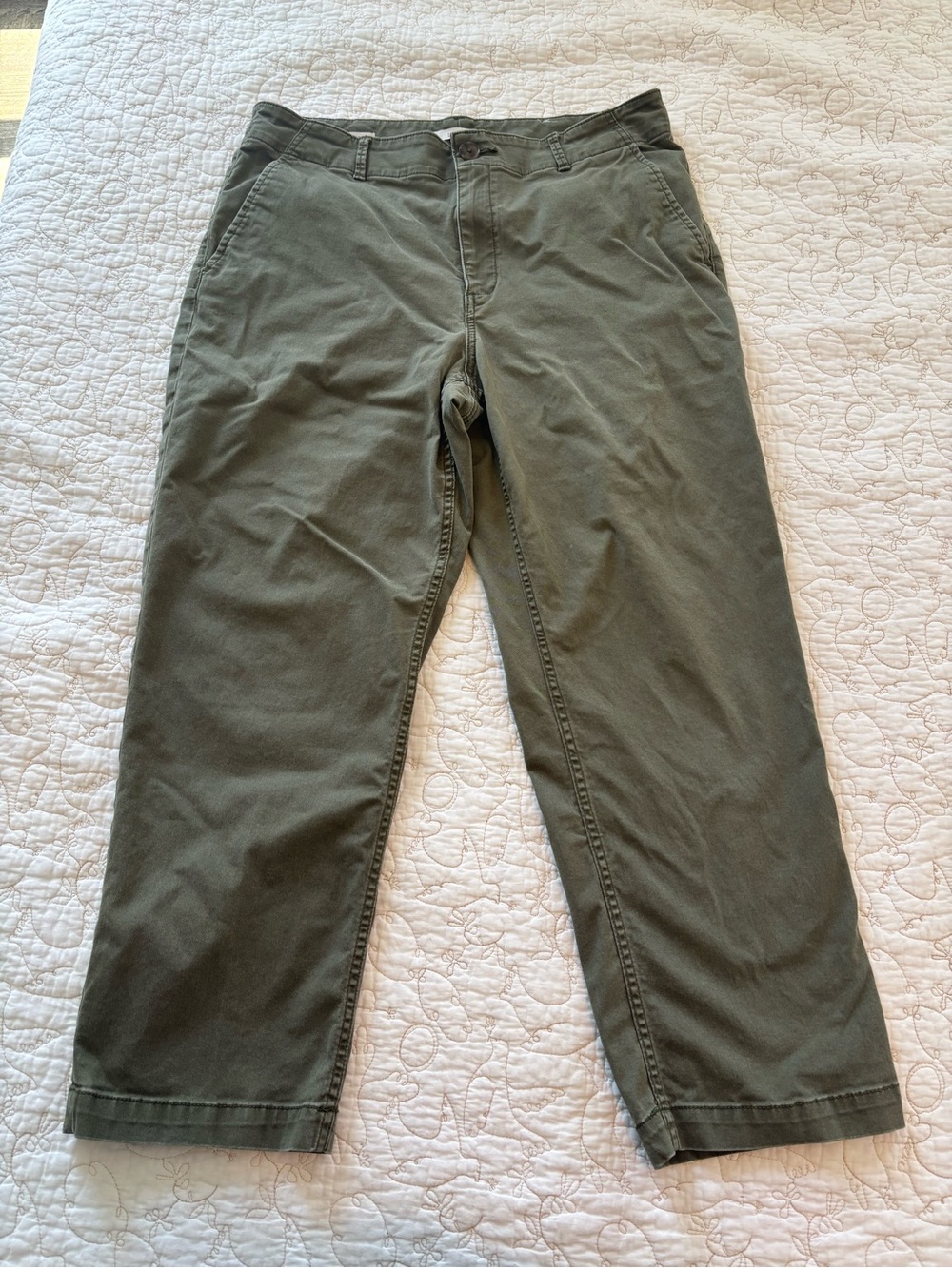 LOFT Perfect Straight Chino Pants Sz 12